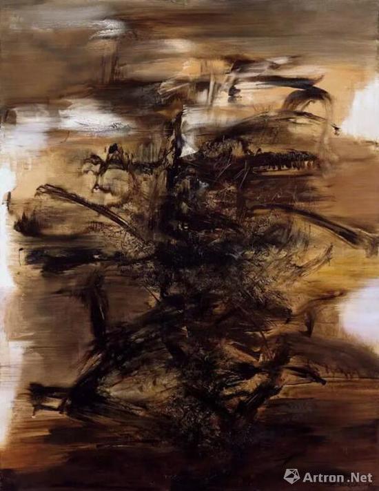 将于2017香港佳士得上拍的赵无极 《29.01.64》油彩画布260 x 200 cm。 1964年作,估价:8500万-1.25亿港元