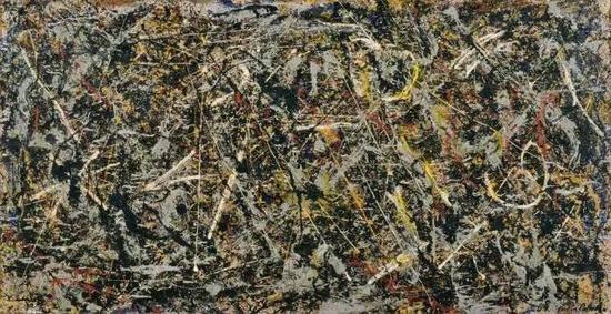 波洛克,《炼金术》,1947,藏于佩吉·古根海姆博物馆