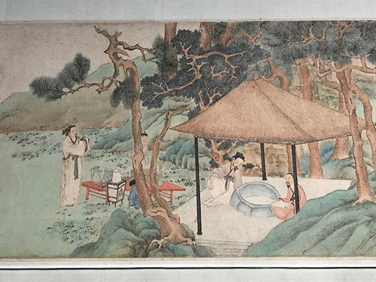 《惠山茶会图卷》,明代,文徵明