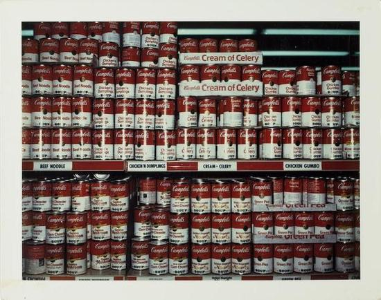 短期日用品……坎贝尔牌汤料,纽约,1972年。图片来源:维姆-文德斯