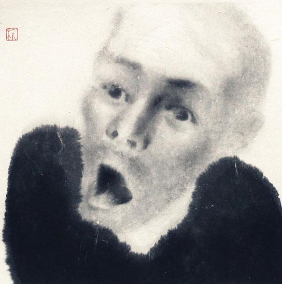 《呐喊》系列(人面壁选页)--2016年