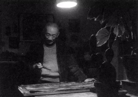 ▲1963年,林风眠在上海