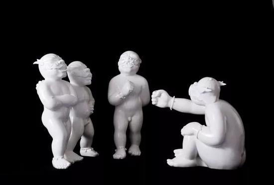 《2007小龙人系列》 2007 小龙人尺寸:30cmX30cmX20cm 材质 铜烤漆
