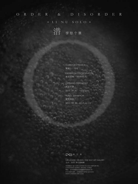 李怒个展:潜