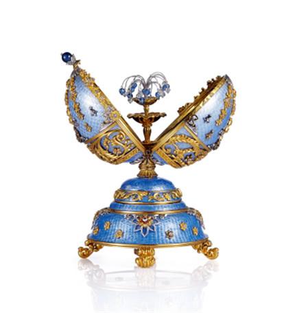 拍品编号2208 HOUSE OF FABERGE 法贝热925银镶钻音乐彩蛋