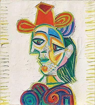 女人半身像,45x40.3cm,1938