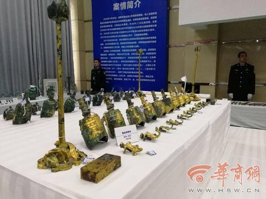 西汉古墓葬盗掘案告破,追回鎏金编钟等珍贵文物(更多图片)