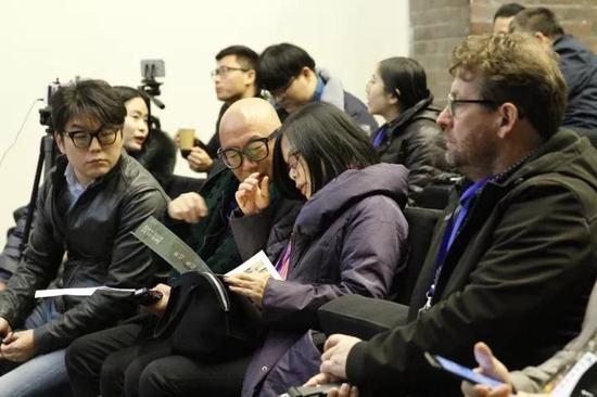 798艺术区空间管理国际论坛新闻发布会现场 尤伦斯当代艺术中心报告厅