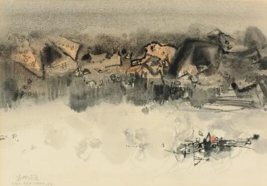 朱德群 (法国/中国,1920-2014)