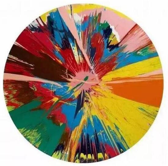 David Bowie生前收藏的当代艺术大家Damien Hirst的画作