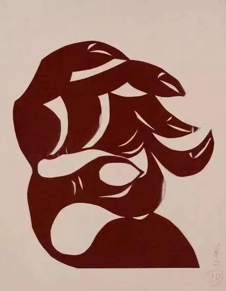 丁立人剪纸作品