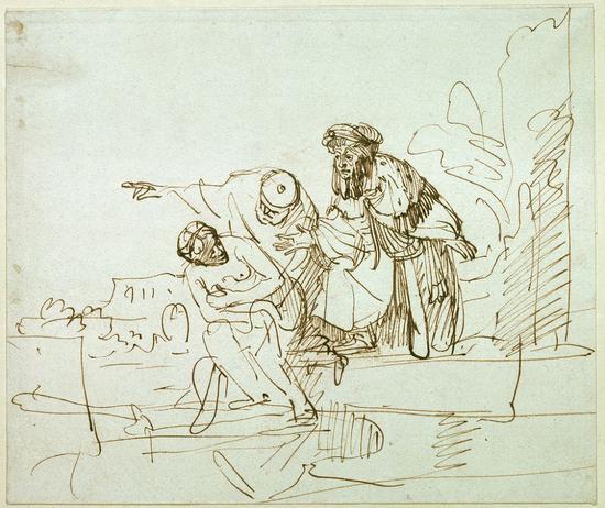 《苏珊娜与两位老人》(Susanna and two old men),Gerbrand van den Eeckhout,1635年