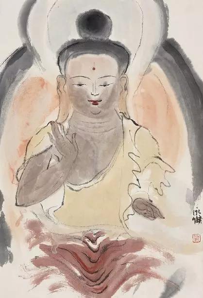 佛,纸本水墨,24x35cm,2019