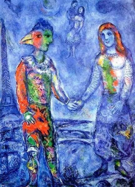 1948 Couple in Blue 蓝色的情侣