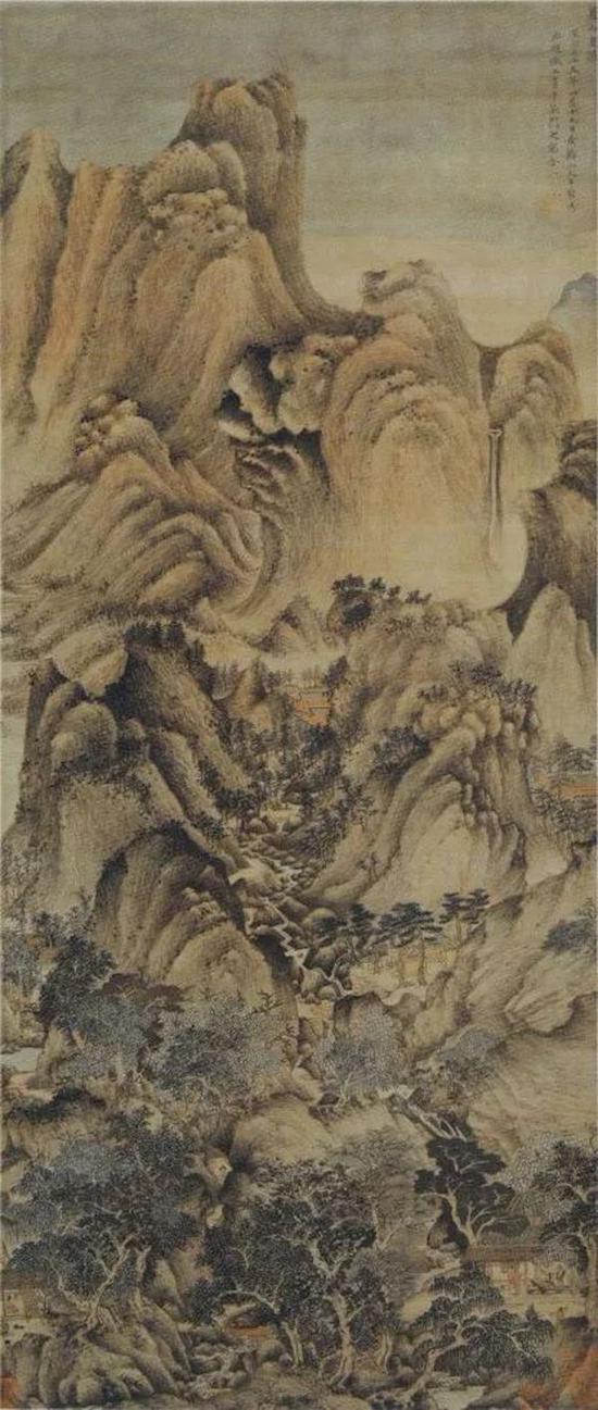 主观视觉空间与写实性:元王蒙 《夏山高隐图》