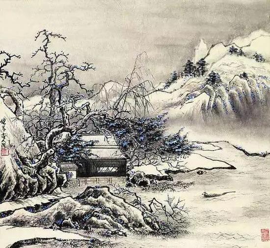 《雪霁归舟》(约19岁作)