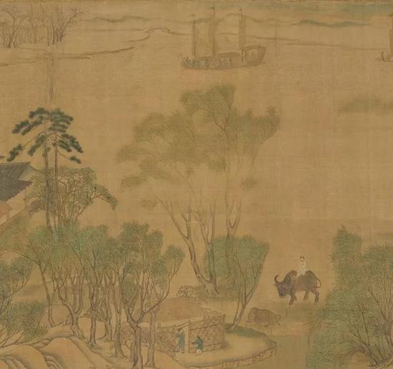 (传)宋 张择端 《清明易简图卷》 局部 台北故宫博物院藏