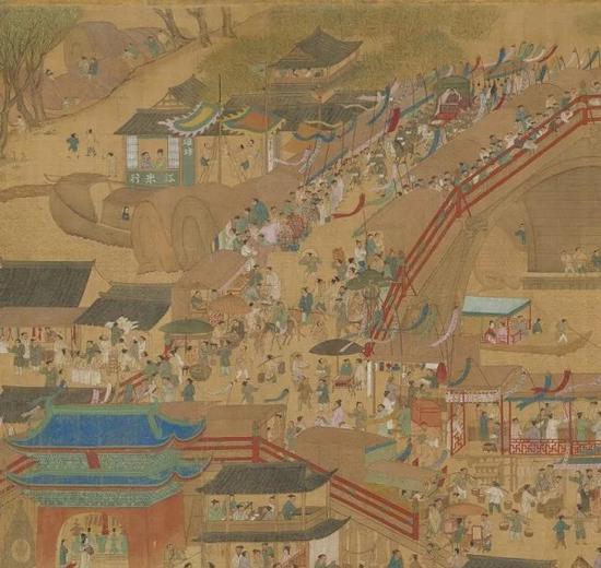(传)宋 张择端 《清明易简图卷》 局部 台北故宫博物院藏