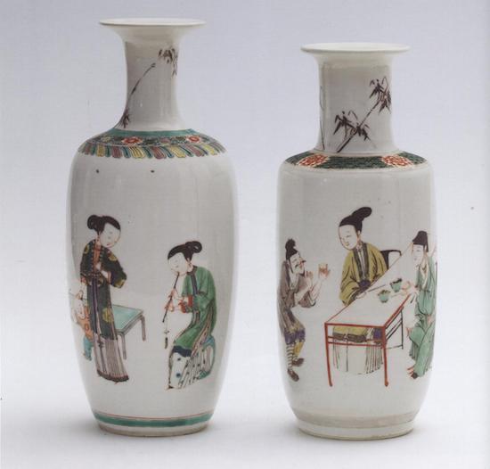 花瓶,清康熙(1662-1722) 德国杜塞尔多夫黑提恩斯——德国陶瓷博物馆藏