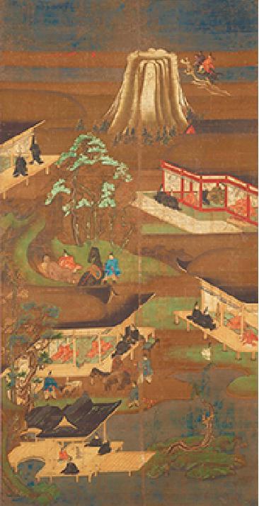 圣德太子画传(7幅中的第6幅)南北朝时代(14世纪)大阪叡福寺藏