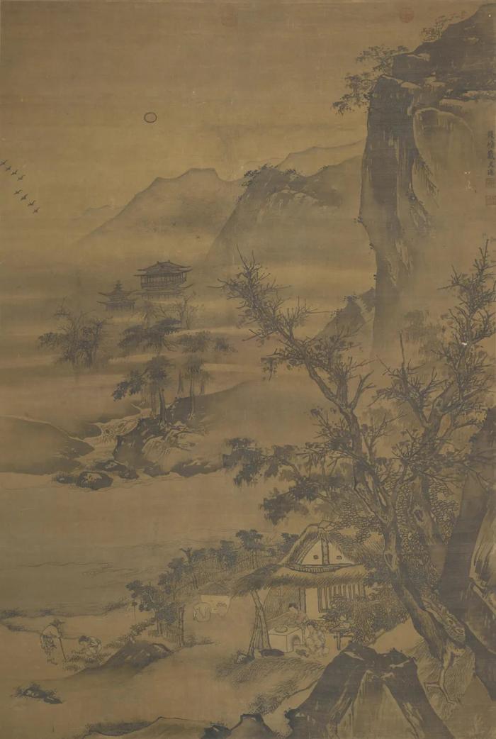 明 戴进(传) 溪谷采薇图 弗利尔美术馆藏