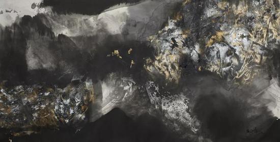 刘子建 Liu Zijian 石墨镌华--19 Graphite Engrave China 19 200x120cm 纸本水墨 Chinese Ink on Paper 2017
