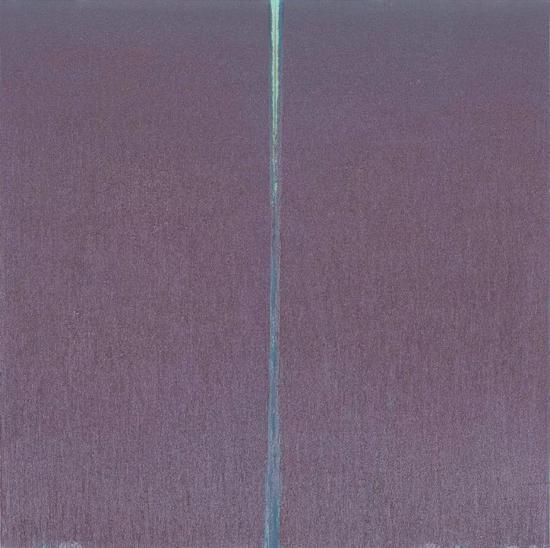 Pat Steir,《香港的蓝紫》(Blue Mauve for Hong Kong)
