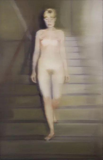格哈德·里希特“照片绘画” 《Ema (Nude on a Staircase) 1966