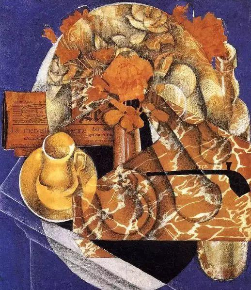 胡安·格里斯的《花卉》(1914),格特鲁德收藏至1946年