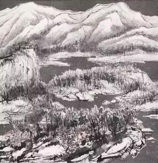 北京保利2017年秋拍上,崔如琢指墨山水《指墨山水十二条屏》2.415亿元成交。