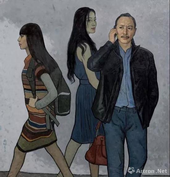 途中 (油画 ) 100×96厘米 2015年 靳尚谊