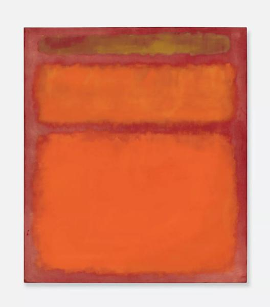 马克·罗斯科的作品《橘色,红色,黄色》曾于2012年