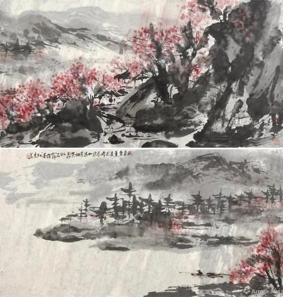 崔如琢 雨气薰薰远近峰