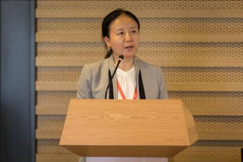 中共北京市海淀区委宣传部副部长赵萍致开幕辞
