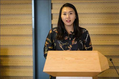 北京中创文旅文化发展有限公司首席执行官秋童女士为我们做题为“颐和园,让皇家文化潮起来——中国传统文化的品牌发展道路”的案例分享
