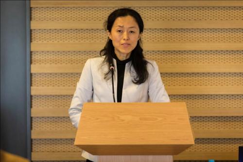 北京外国语大学法语语言文化学院院长戴冬梅致开幕辞
