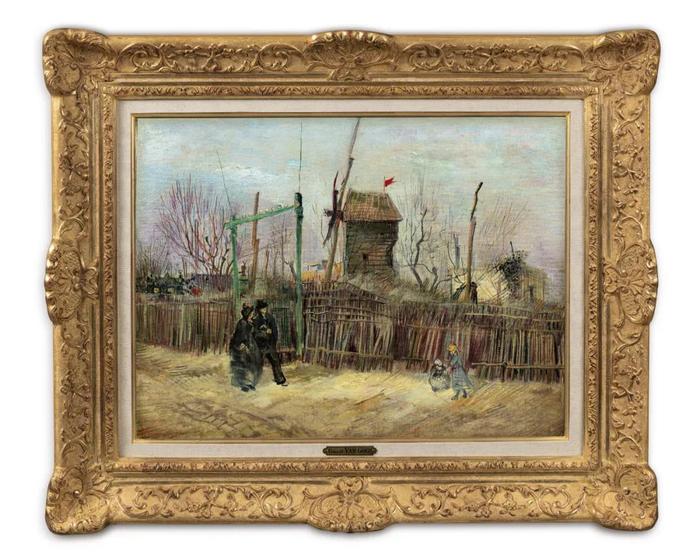 《蒙马特街景(两兄弟小路尽头与胡椒磨坊)》 © Sotheby’s / ArtDigital Studio