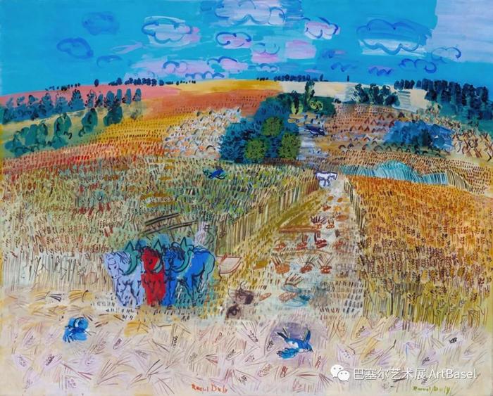 《The Wheatfield》(1929),Raoul Dufy,图片由泰特美术馆提供