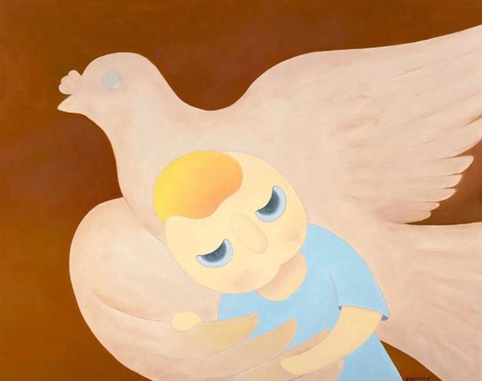 蔡万霖 《和平》250x200cm 布面油画 2020