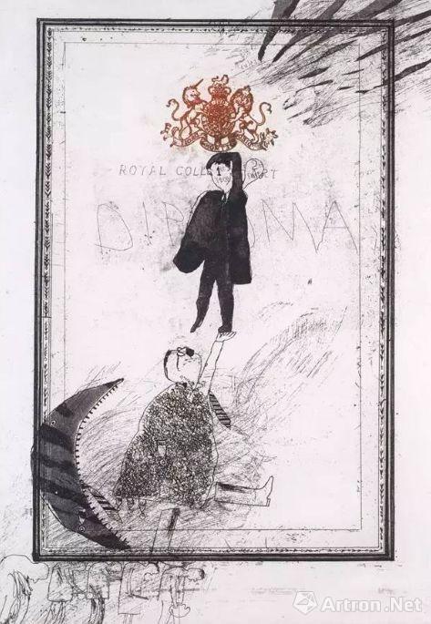 《The Diploma》,这张画出来的假文凭据悉卖了500万美元