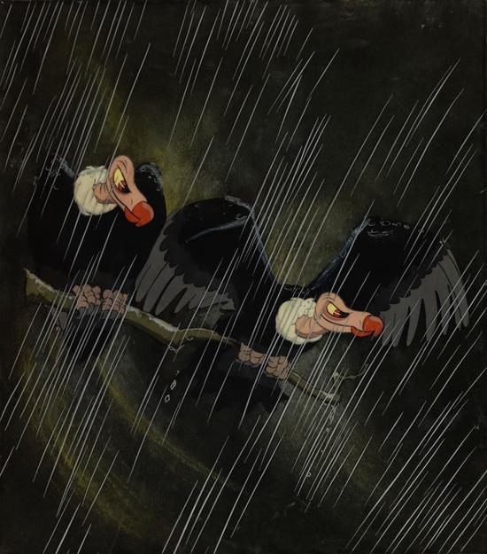 《白雪公主和七个小矮人》中的秃鹰,由迪士尼工作室艺术家创作,于1938年送给大都会博物馆