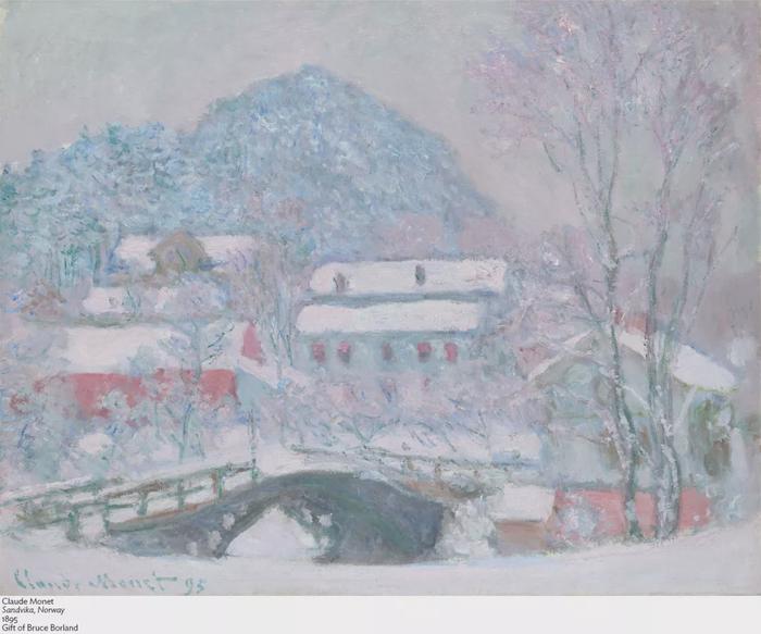 克劳德·莫奈,《桑维卡,挪威》,1895年,芝加哥艺术博物馆,馆藏编号:1961.790