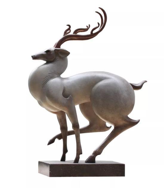 王大朋 《仙踪》 35x26x11cm 青铜 2016