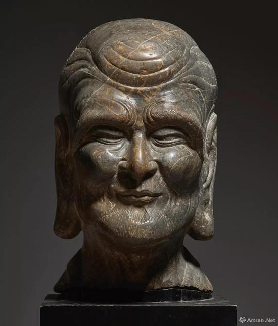 宋至明初 石雕罗汉首像