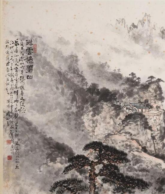 关山月 浮云卷碧山