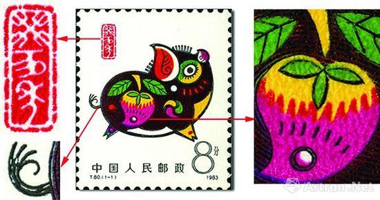 图3 局部放大特征