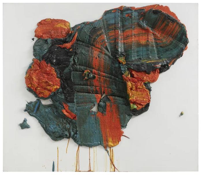 《火山岩》,布面油画,140 x 160 cm,2010