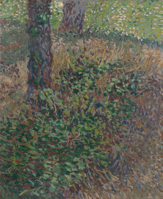 凡高,《Undergrowth, 1887》