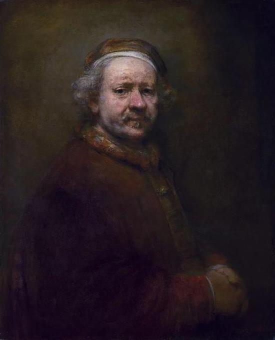 伦勃朗,《自画像》,布面油画,1669年,英国国家美术馆