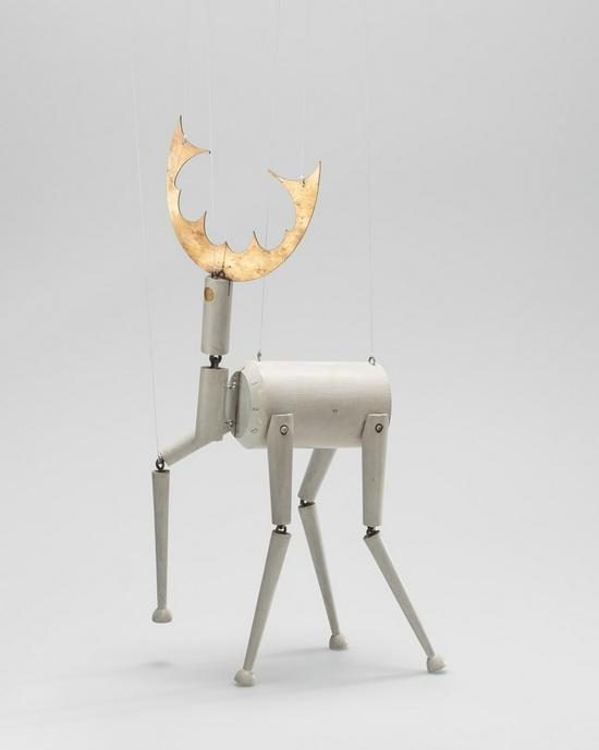苏菲·陶柏-阿尔普,《Stag (marionette for King Stag)》1918年